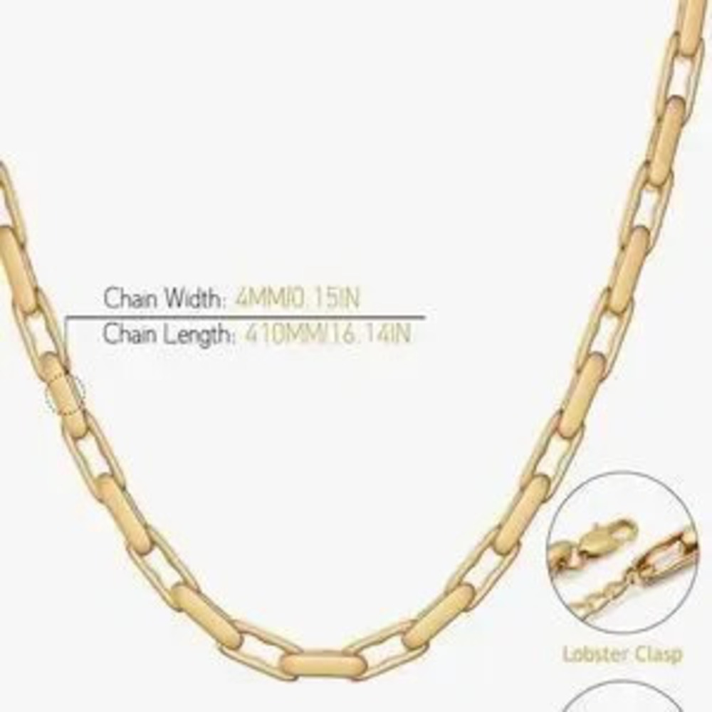 NEW?14K Gold Plated Elegant Gold Chain Necklace